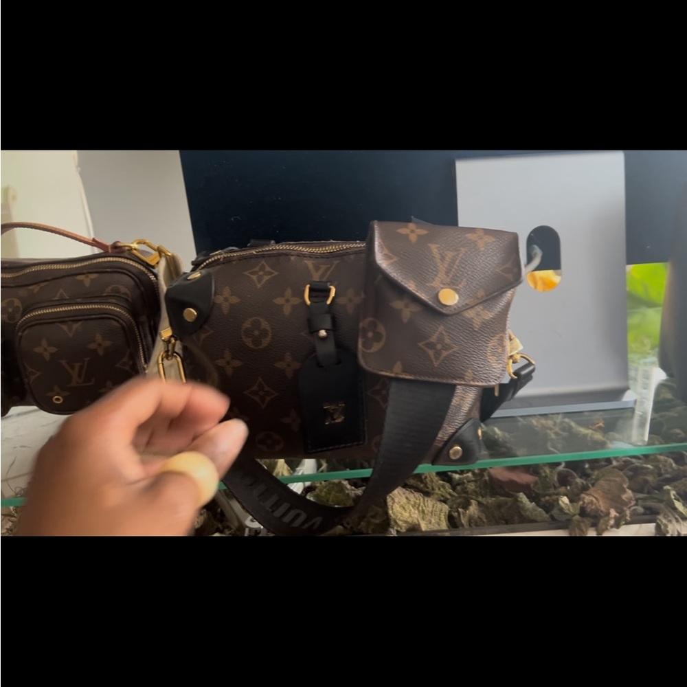 Louis Vuitton Dark Brown Monogram Crossbody Bag